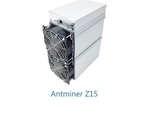 Z15 420K Zcash Asic Miner Bitmain Antminer 1510W Zużycie